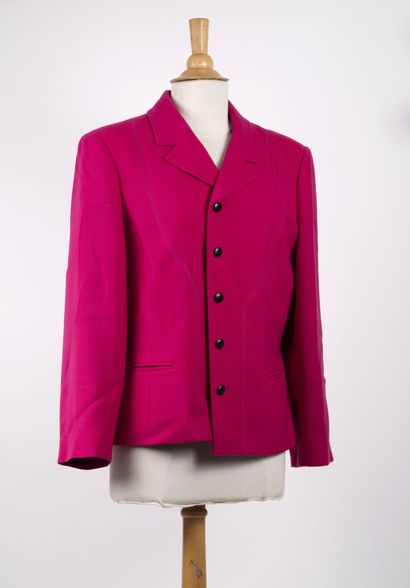 Attribué à Christian DIOR
Manteau en mélange...