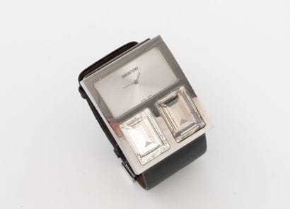 SWAROVSKY
Ladies' wristwatch in silver-plated...