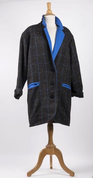 Attribué à Christian DIOR
Manteau en mélange...