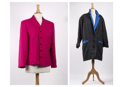 Attribué à Christian DIOR
Manteau en mélange...