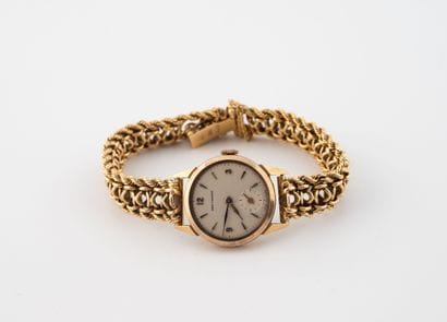 Paul GARNIER
Ladies' wristwatch in yellow...