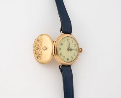 Collar watch converted into a ladies' wristwatch...