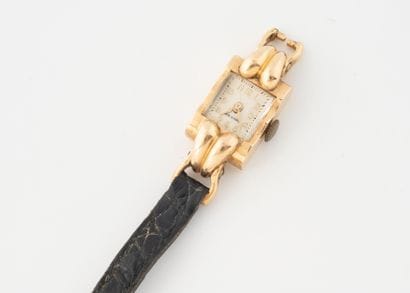 Ladies' wristwatch in yellow gold (750),...