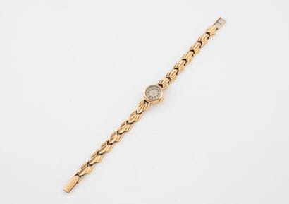 Ladies' wristwatch in yellow gold (750),...