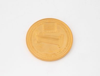 Medal of Napoleon I Emperor in yellow gold...