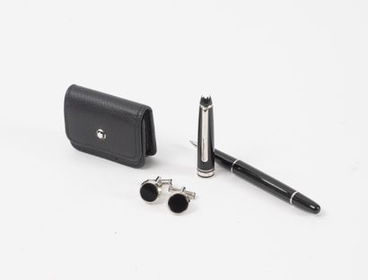 MONTBLANC
Set includes a black resin ballpoint...