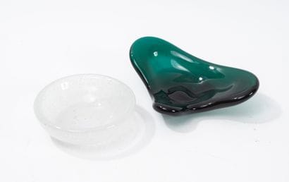VENINI & CO
Small bowl, circa 1965.
Green...
