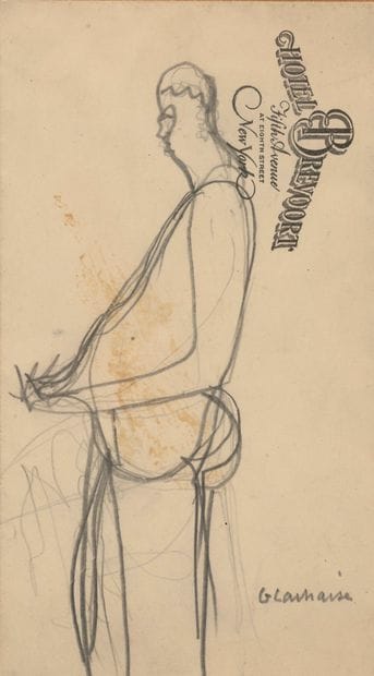Gaston LACHAISE (1882-1935)
Female nude in...