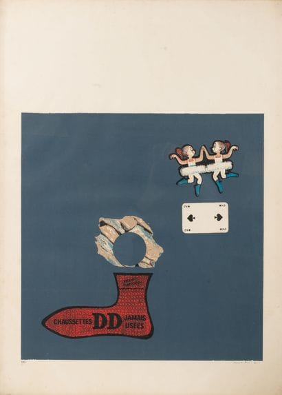 Max ERNST (1891-1976)
DD Socks, 1966.
Color...