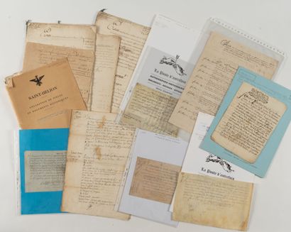 GALÈRES
29 lettres ou pièces, XVIIe-XVIIIe...