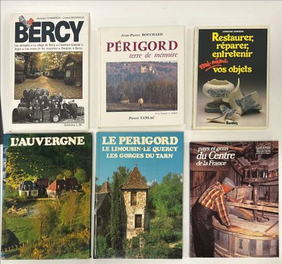 6 volumes sur des régions, la restauration...