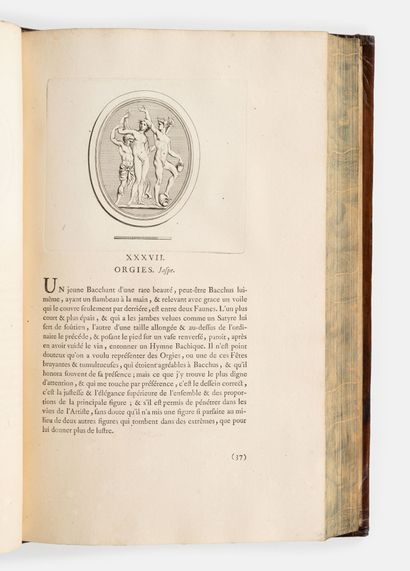 MARIETTE (P.J.).
Traité des pierres gravées.
Paris,...