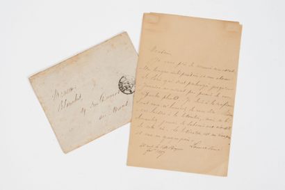 Alphonse DE LAMARTINE (1790-1869)
Lettre...