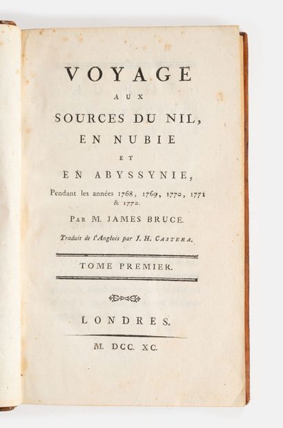 BRUCE (James)
Voyage aux sources du Nil,...