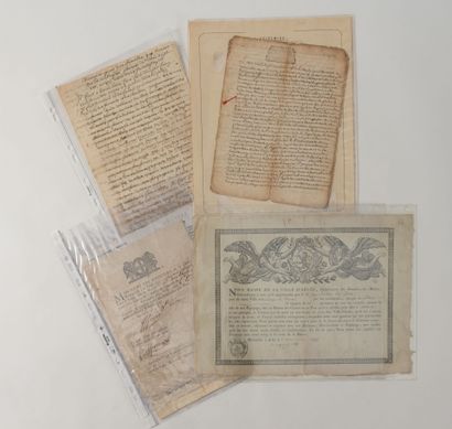 PESTE
5 lettres ou pièces, 1720-1813.

Mémoire...