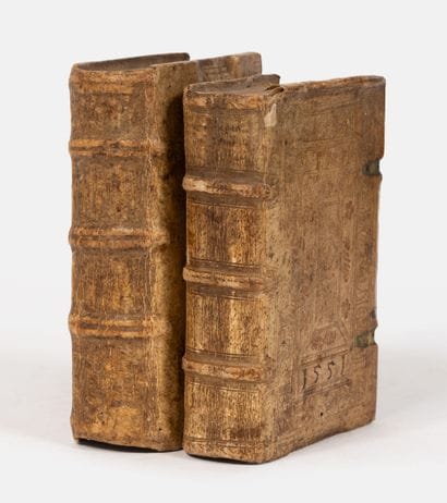 ERASME
Lot de deux volumes :
- Epitome Adagiorum...
