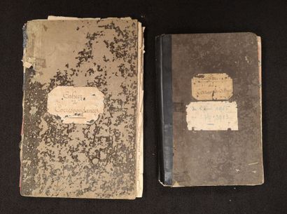 HOPITAL DE PAPETEE
Deux cahiers manuscrits...