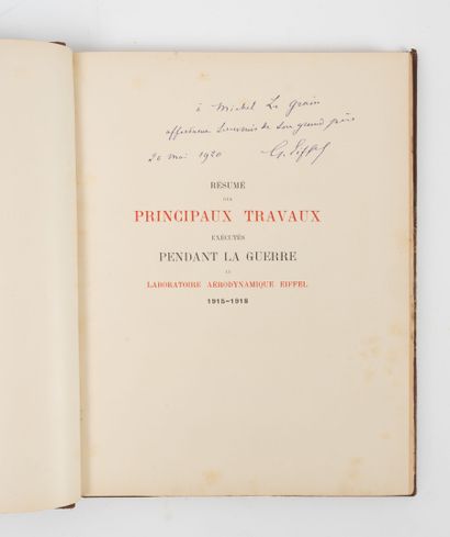 Gustave EIFFEL
Lot de cinq ouvrages :
- Nouveaux...