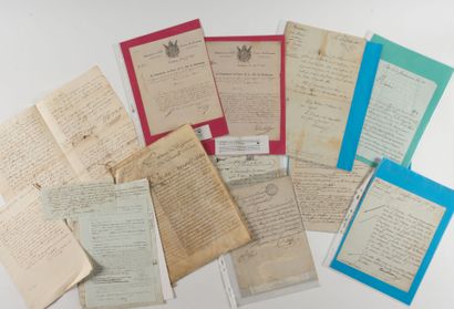 CORSAIRES
28 pièces, et 8 imprimés, 1742-1827.

Procès-verbal...