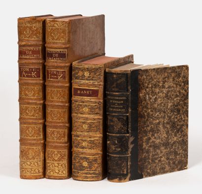 DICTIONNAIRES 
Lot de 4 volumes : 
- Dictionnaire...