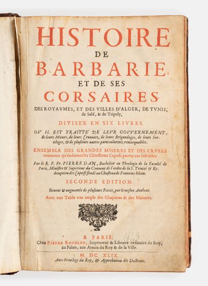 DAN (Père Pierre)
Histoire de Barbarie et...