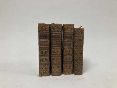 Lot de livres :
* 4 livres In-12, reliures...