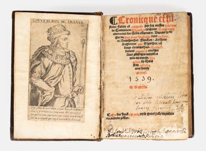 COMMINES (Philippe de).
Chronicque et histoire...