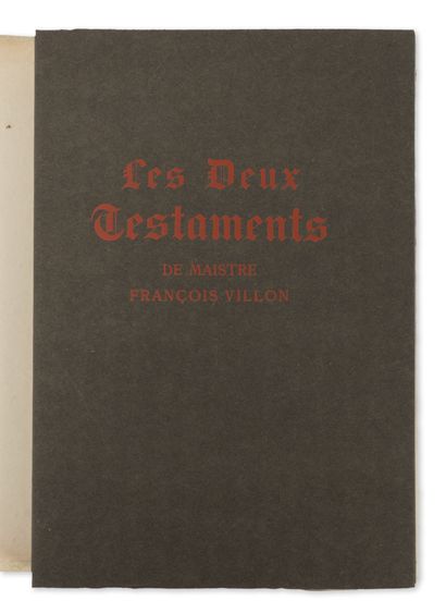 VILLON François (1431-après 1463)
Les Deux...