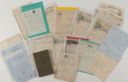 PÊCHE
32 pièces, 1800-1925.

Lettre du sous-préfet...