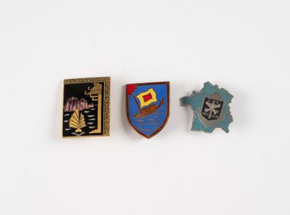 Trois insignes : Centre d'estivage Vat Chay....