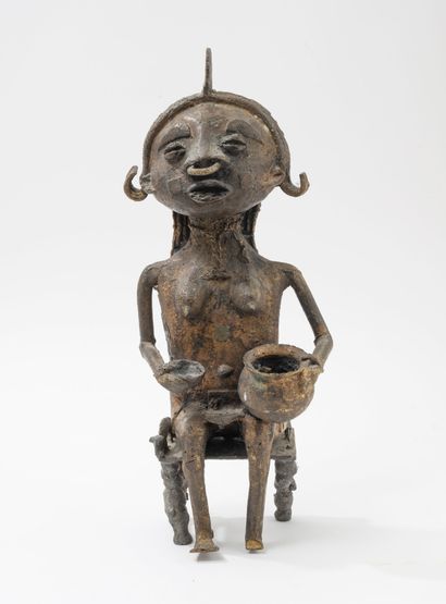 AFRICA
Seated female subject.
Sculpture in...