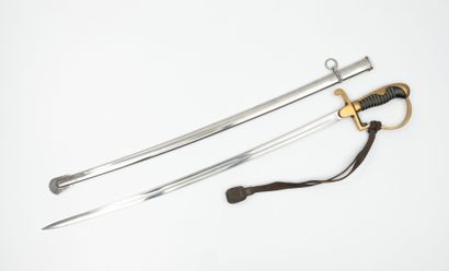 ALLEMAGNE, XXème siècle
Sabre d'officier.
Garde...