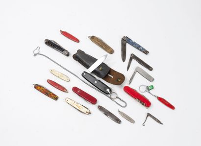 Set of 16 pocket, hunting and shepherd's...