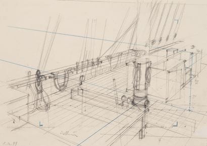 Patrice PELLERIN (1955)
Sailing Ship Deck,...