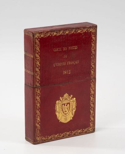 Carte des Postes de l'Empire Français, 1812.
In...