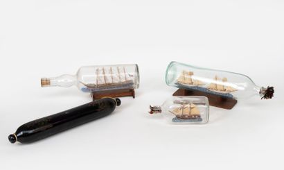 MARINE, XXème siècle
Quatre maquettes dans...