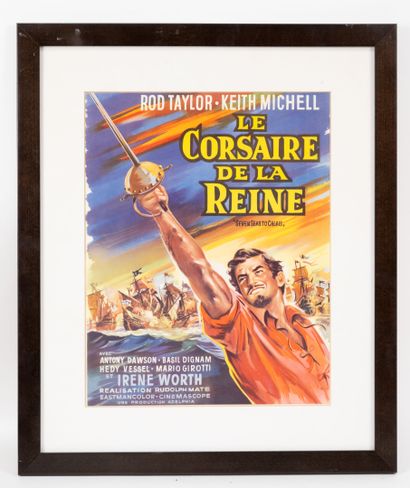 MARINE
Lot of 7 framed pieces:
- Embarkation...
