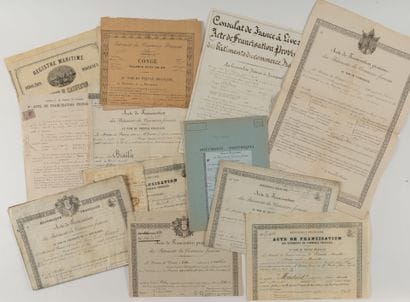 MARINE
26 acts of francization, 1809-1906;...