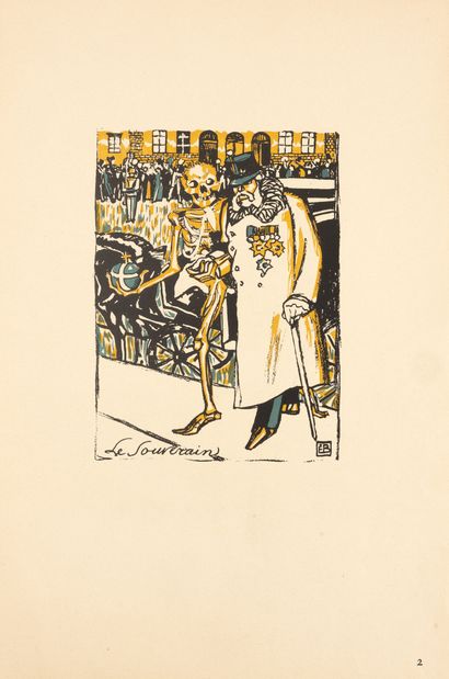 Edmond BILLE (1878 - 1959)
La danse macabre.
Ensemble...