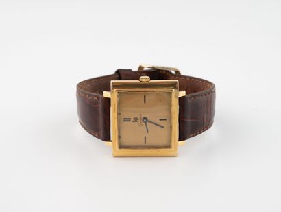 LIP
Men's wristwatch with square case in...