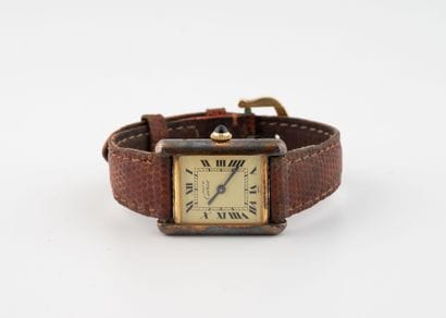 CARTIER MUST
Ladies' wristwatch, Tank model....