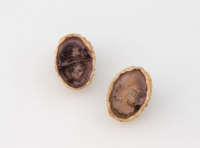 In the taste of Line VAUTRIN
Pair of oval...