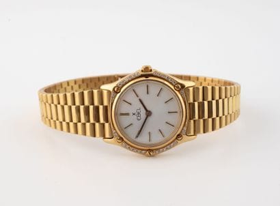 EBEL
Ladies' wristwatch in yellow gold (750),...