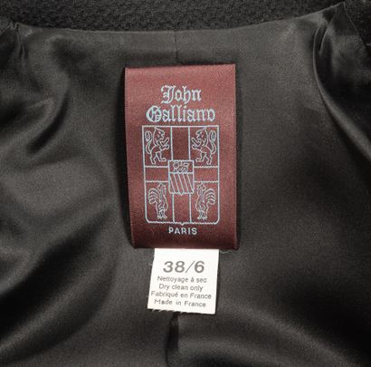 GALLIANO 
Veste de tailleur à basques en...