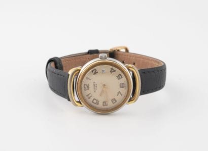 HERMES
Ladies' wristwatch in gold-plated...