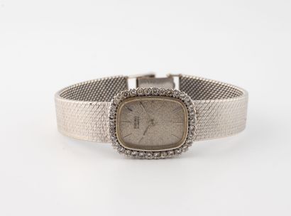 SEIKO
Ladies' wristwatch in white gold (750)...