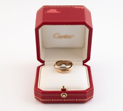 CARTIER
Alliance Trinity trois ors (750).
Signé...