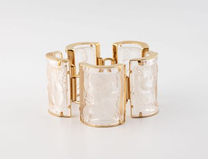 LALIQUE - Marie-Claude LALIQUE. 
Articulated...