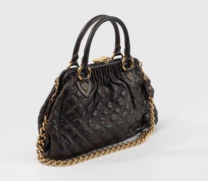 MARC JACOBS
Stam handbag in brown quilted...