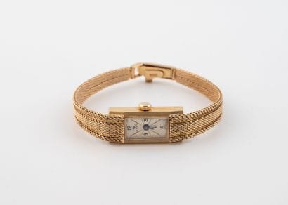 AIRAIN
Ladies' wristwatch in yellow gold...